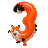 Aluminum,Animal,Number,Balloons,Birthday,Party,Decoration,Balloon