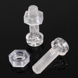 20pcs,Transparent,Screws,Nylon,Screws,Plastic,Screws