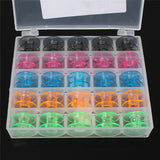 25pcs,Empty,Colorful,Plastic,Sewing,Machine,Bobbins,Spools,Brother,Babylock,Singer