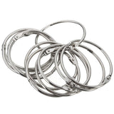 12Pcs,Stainless,Steel,Circle,Shower,Curtain,Curtain,Glide,Hanger