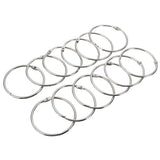 12Pcs,Stainless,Steel,Circle,Shower,Curtain,Curtain,Glide,Hanger