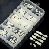 Suleve,M2NH1,Nylon,Screw,White,Screw,Nylon,Standoff,Assortment,120pcs