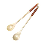 Handle,Wooden,Mixing,Spoon,Round,Handle,Ladle,Stirring,Spoon