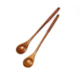 Handle,Wooden,Mixing,Spoon,Round,Handle,Ladle,Stirring,Spoon