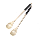 Handle,Wooden,Mixing,Spoon,Round,Handle,Ladle,Stirring,Spoon