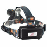 Zoomable,Headlight,Headlamp,White,Laser,Light,18650,batteries