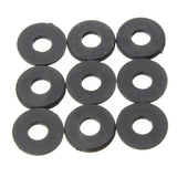 Suleve,M3NW1,Black,Nylon,Washer,Screws,100pcs