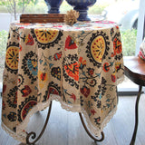 flower,Cotton,Linen,Tableware,Table,Runner,Tablecloth,Cover,Insulation