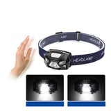 210lm,Headlamp,Modes,Rechargeable,Super,Bright,Gesture,Sensor,Light,Camping,Cycling,Walking