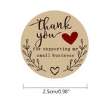 Thank,Round,Sticker,Wedding,Flower,Label