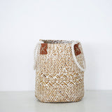 Decorative,Woven,Flower,Basket,Dried,Flowers,Flower,Arrangement,Basket,Retro,Woven,Straw,Storage,Flower,Basket