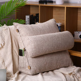 Adjustable,Cushion,Plush,Cushion,Pillow,Detachable,Triangle,Office,Chair,Waist,Support