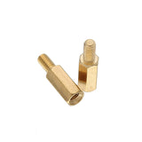 Suleve,M3BH3,100Pcs,Brass,Standoffs,Support,Spacer,Pillar,Board