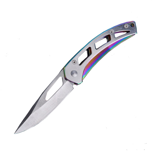 Sanremu,7021LUC,Titanium,Hunting,Knife,Pocket,Folding,Knife,Outdoor,Camping,Fishing,Knife