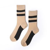 Cotton,Stripe,Patchwork,Ankle,Socks,Outdoor,Sport,Sneaker,Slippers