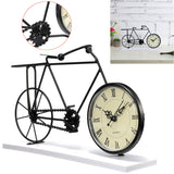 Retro,Bicycle,Clock,Roman,Numeral,Stand,Table