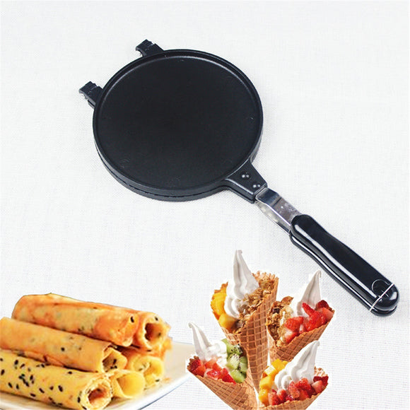 Round,Waffle,Crispy,Bakeware,Cream,Maker,Baking