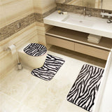 Toilet,Zebra,Pattern,Carpet,Fabric,Printing,Bathroom,Floor