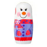 Christmas,Wooden,Russian,Nesting,Dolls,Snowman,Decorations