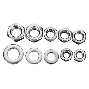 Suleve,MXSN2,255pcs,Stainless,Steel,Nylon,Washers