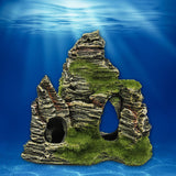 Mountain,Aquarium,Stone,Bridge,Ornament,Decorations