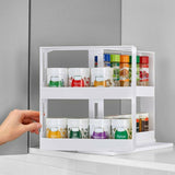 Rotating,Seasoning,Spice,Slide,Storage,Organizer,Kitchen,Storage,Camping