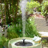 Solar,Powered,Floating,Water,Fountain,Garden,Birdbath