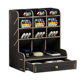 Wooden,Holder,Storage,Large,Capacity,Stationery,Cosmetic,Organizer,Jewelry,Display,Saving,Space