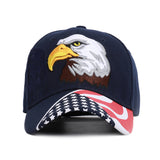 Unisex,Outdoor,Baseball,Eagle,Embroidery,Cotton,Breathable,Visor