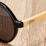 Unisex,Vintage,Retro,Round,UV400,Sunglasses,Handmade,Bamboo,Shades,Eyewear,Glasses