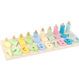 Preschool,Learning,Montessori,Counting,Board,Digital,Shape,Pairing