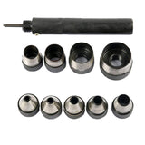 10pcs,Heavy,Hollow,Punch,Gasket,Leather,Rubber,Punching,Leather,Craft,Perforating,Tools