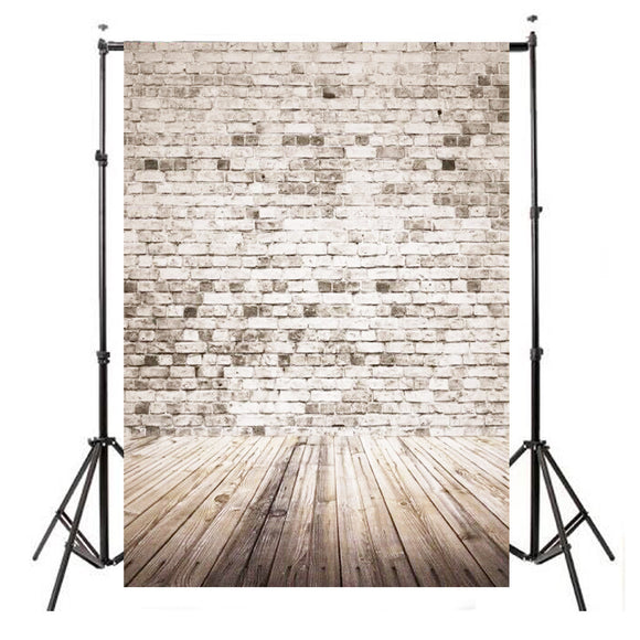 5x7FT,Retro,White,Brick,Photography,Background,Valentine,Backdrop,Decorations