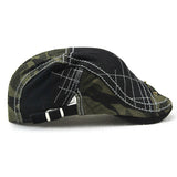 Cotton,Beret,Stripes,Embroidery,Camouflage,Casual,Sport,Cabbie