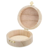 Round,Wooden,Organizer,Storage,Craft,Handicraft,Jewelry,Gadgets