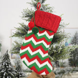 Loskii,Knitted,Christmas,Stockings,Holders,Fireplace,Hanging,Ornaments,Chrismas,Decorations