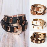 Women,Leather,Color,Metal,Hallow,Fashion,Ladies,Belts