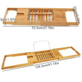 Bathtub,Bamboo,Holder,Bathroom,Tablets,Shelf,Reading,Stand