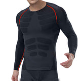 Men's,Compression,Sleeve,Sports,Tight,Shirts,Fitness,Running,Layer