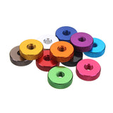 Suleve,M5AN1,10Pcs,Manual,Knurled,Thumb,Screw,Spacer,Washer,Aluminum,Alloy,Multicolor