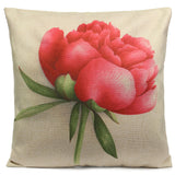 Flowers,Cotton,Linen,Throw,Pillow,Cushion,Cover,Decor