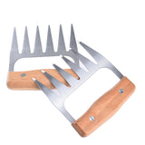 Claws,Divider,Torning,Stainless,Steel,Forks,Wooden,Handle,Chopper