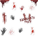 Miico,FX64113,Halloween,Bloody,Handprint,Sticker,Horror,Sticker,Stickers