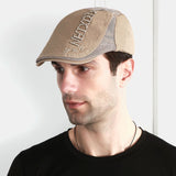 Embroidery,Casual,Berathable,Short,Visor,Forward,Beret