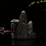 Ceramic,Backflow,Incense,Burner,Incense,Stick,Holder,Rockery,Mountain,Tower,Cloud,Water,Stream,Fragrant,Censer,Decor