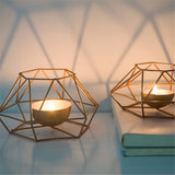 Creative,Hollow,Nordic,Geometric,Light,Candlestick,Candle,Holder,Decor