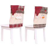 Santa,Claus,Embroidered,Chair,Cover,Christmas,Kitchen,Dinner,Chair,Covers,Decorations