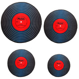 Music,Vinyl,Record,Printed,Round,Carpet,Carpets,Living,Chair,Floor