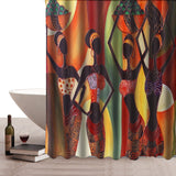 Waterproof,Custom,Distinctive,Cartoon,African,Woman,Bathroom,Shower,Curtains,Decor,60''x72''