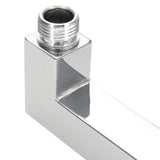 Square,Shower,Extension,Chrome,Mount,Flange